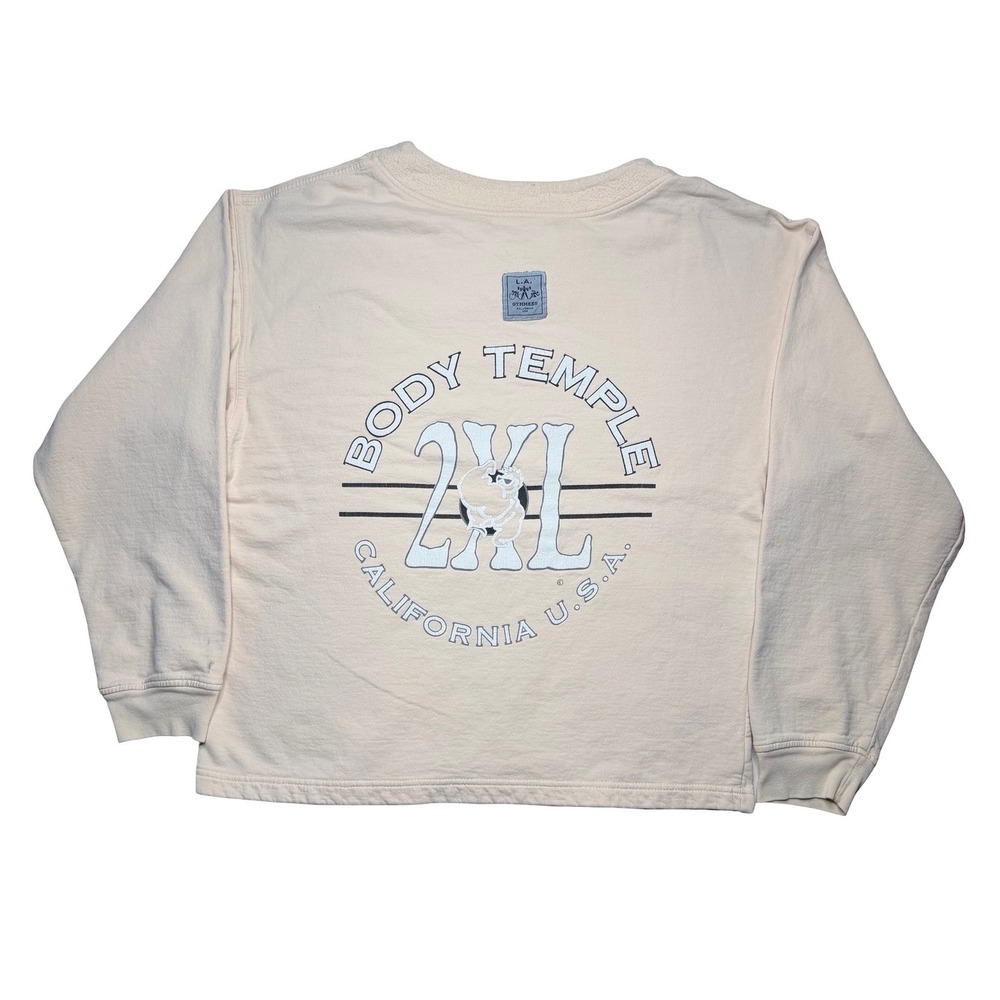 Vintage 90s LA Gymmees x Body Temple California gym sweater